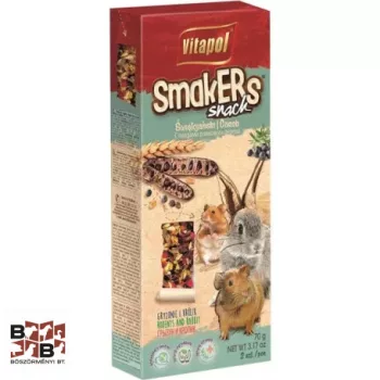   Vitapol Smakers | Prémium rúd rágcsálóknak | Szentjánoskenyeres - 90 g