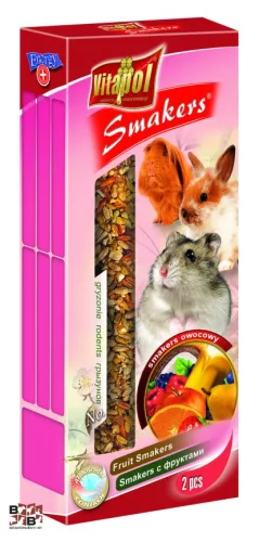 Vitapol Smakers | Prémium rúd rágcsálóknak gyümölcsökkel - 90 g