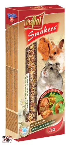 Vitapol Smakers | Prémium rúd rágcsálóknak | Mogyorós - 90 g