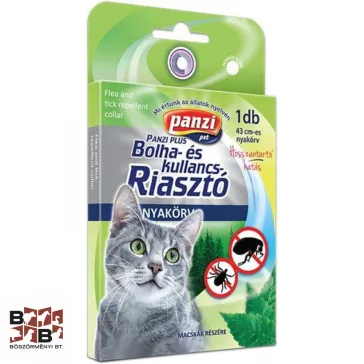 Panzi bolha- és kullancsriasztó nyakörv macskáknak 43 cm