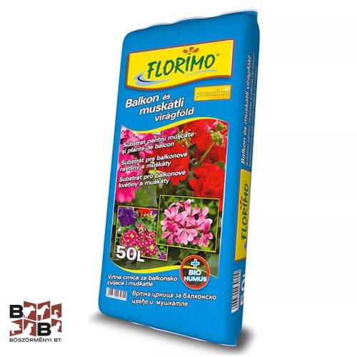 FLORIMO
Balkon és Muskátli virágföld 50L