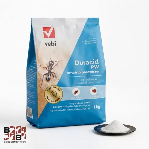Vebi Duracid PW Rovarirtó porozószer 1000 g
Vebi Duracid PW Rovarirtó porozószer 1000 g