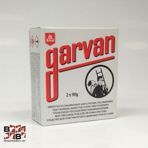 Garvan tűzhelyek és füstvezetékek koromkiégetésére 2x90g