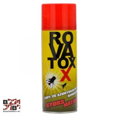 Rovatox Extra Légy-és szúnyogirtó aeroszol 400 ml - gyors hatás 