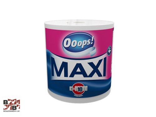 Háztartási papírtörlő, 2 rétegű, 1 tekercses, "Ooops! Maxi"