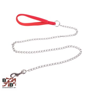  Nobleza Láncos Póráz - piros 