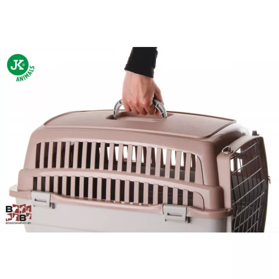  JK Animals Voyager Kisállat szállító bézs S 48x32x31 cm