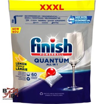   Finish Powerball XXXL Quantum All in 1 Citrom mosogatógép kapszula 60 db 624 g
