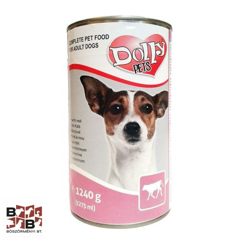  Dolly Dog kutya konzerv borjú 1240 g 