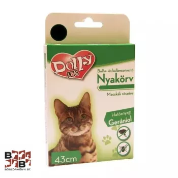   Dolly Natural Bolha és kullancsriasztó nyakörv macskák részére 43cm