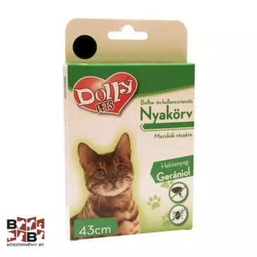   Dolly Natural Bolha és kullancsriasztó nyakörv macskák részére 43cm