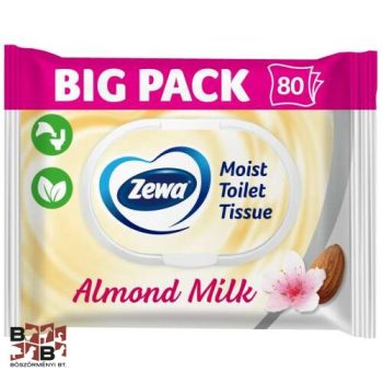 Zewa Almond Milk Bigpack Nedves Toalettpapír 80db
