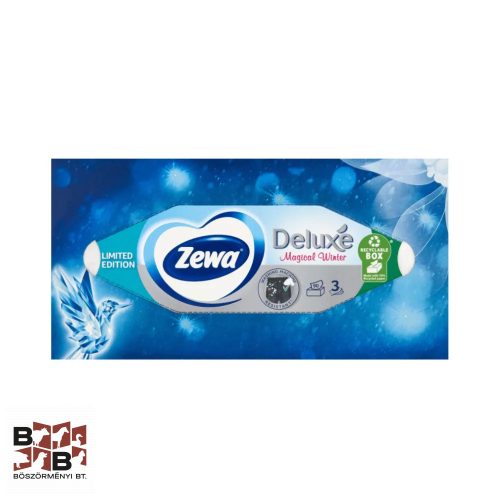 Zewa Deluxe Magical Winter dobozos illatmentes papír zsebkendő 3 rétegű (90 db)