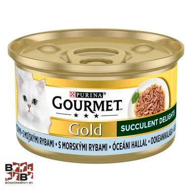 GOURMET Gold Succulent Delights óceáni hallal nedves macskaeledel