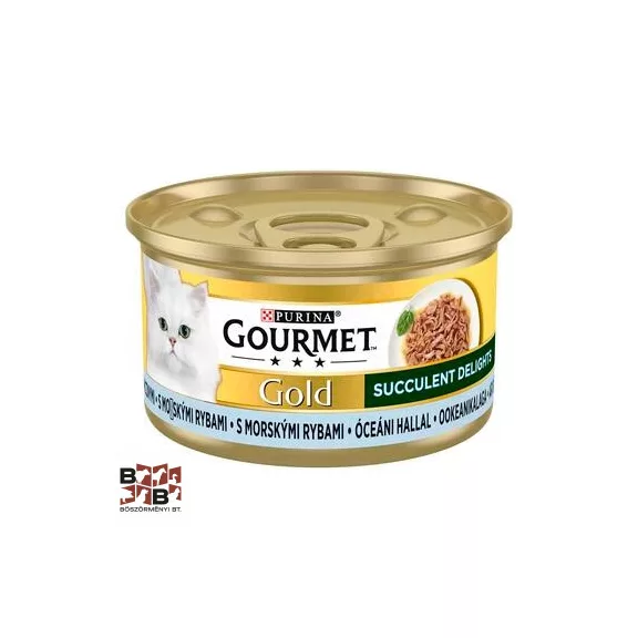 GOURMET Gold Succulent Delights óceáni hallal nedves macskaeledel GOURMET Gold Succulent Delights óceáni hallal nedves macskaeledel