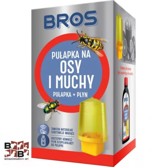 Bros Darázs és légycsapda 200ml-es folyékony csalival Bros Darázs és légycsapda 200ml-es folyékony csalival