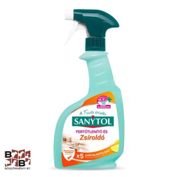 SANYTOL FERTŐTLENÍTŐ ÉS ZSÍROLDÓ KONYHAI SPRAY 500 ML
