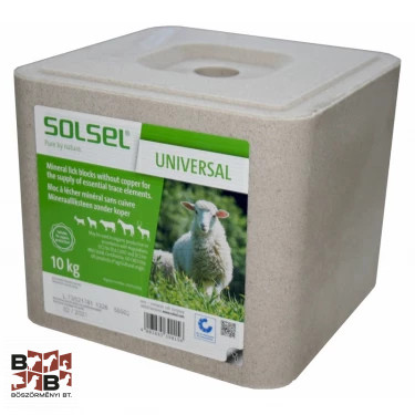 SOLSEL UNIVERSAL réz mentes, bárány, szarvasmarha, vad, ló, nyalósó tömb 10KG