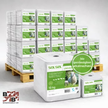   SOLSEL UNIVERSAL réz mentes, bárány, szarvasmarha, vad, ló, nyalósó tömb 5 kg-os