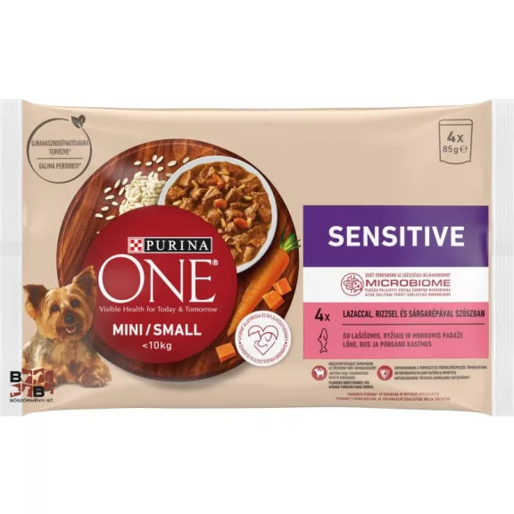 ONE Mini/small Sensitive salmon 4x85 g
ONE Mini/small Sensitive salmon 4x85 g