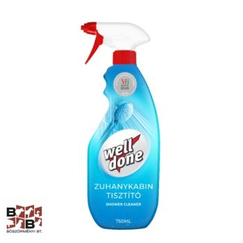 Well done zuhanykabin tisztító 750ml