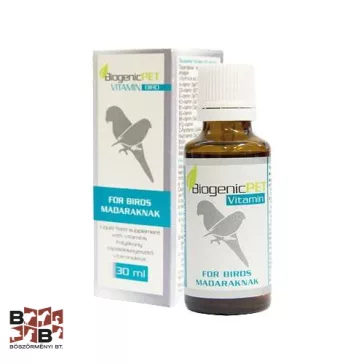 BiogenicPET folyékony vitamin madaraknak 30 ml
