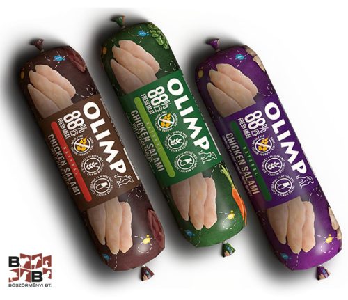 Olimp Kutya Szalámi 88% hús, kacsás-zöldséges 800gr