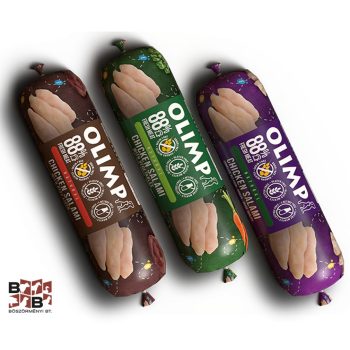 Olimp Kutya Szalámi 88 % hús, Csirkés 800gr