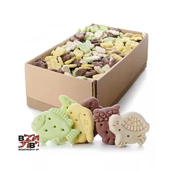 JK Animals Jutalomfalat, állatmintás kutyakeksz 0,5kg