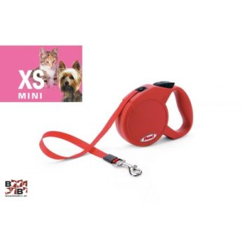 FLEXI compact automata póráz, mini 3m, szalagos, max 12kg