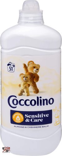 Coccolino Perfume & Care Almond&Cashmere Balm öblítőkoncentrátum 51 mosás 1275 ml