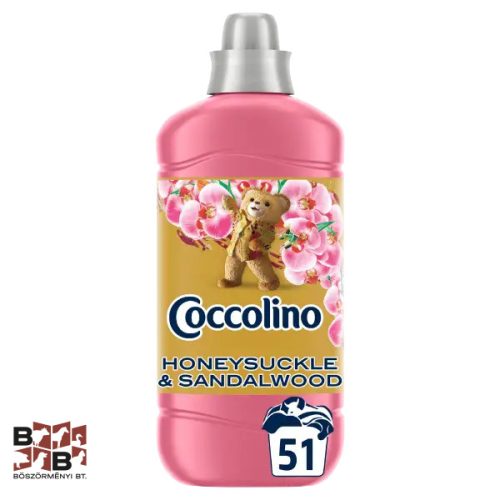 Coccolino Perfume & Care Honeysuckle & Sandalwood öblítőkoncentrátum 51 mosás 1275 ml