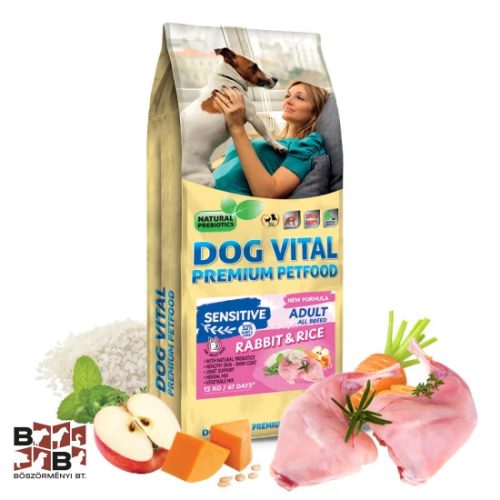 Dog Vital Sensitive Adult Nyúl és rizs 12 kg