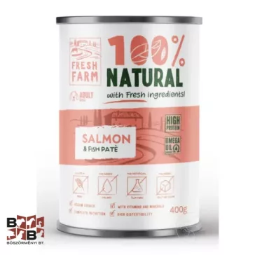 Fresh Farm pástétom lazaccal és hallal 400 g