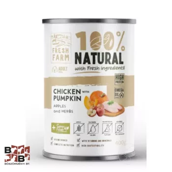 Fresh Farm gulyás csirkével, tökkel és almával 400 g