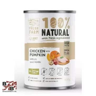 Fresh Farm gulyás csirkével, tökkel és almával 400 g