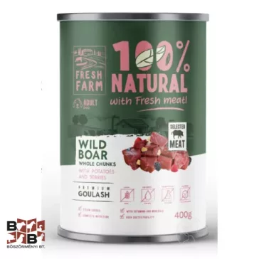   Fresh Farm gulyás vaddisznóval, burgonyával és bogyókkal 400 g