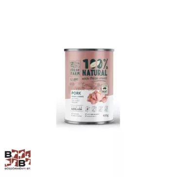   Fresh Farm gulyás sertéssel, zöldborsóval és édesburgonyával 400 g