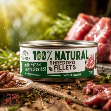 Fresh Farm vaddisznós és csirkés szószban 70 g