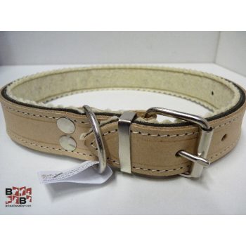 Bőr kutyanyakörv filces