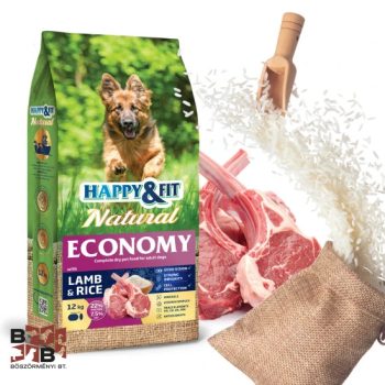 Happy&Fit Natural Economy Adult with Lamb and Rice 12kg
