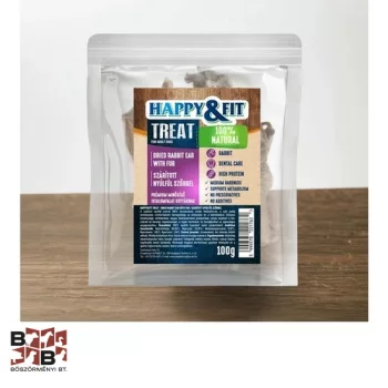 Happy&Fit Szőrös Nyúl fül 100mg