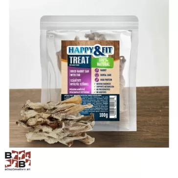 Happy&Fit Szőrös Nyúl fül 100mg