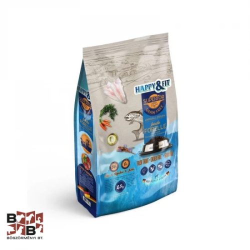Happy&Fit Superior GF Hypo Friss pisztránggal, halolajjal, glükozaminnal és kondroitinnel 2,5kg
