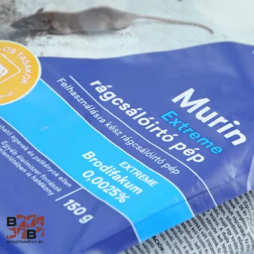   Vebi Murin Extreme rágcsálóirtó méreg, patkány és egér méreg, 150 g