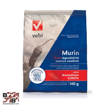   Vebi Murin Gold rágcsálóirtó szemes csalétek, patkány és egér elleni hatékony irtószer, 140 g