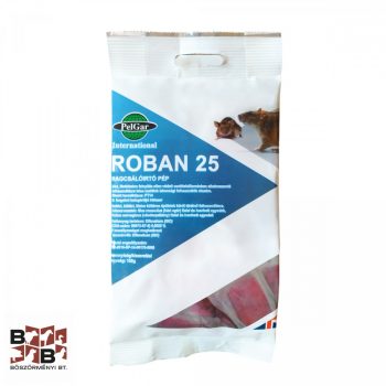   Roban rágcsálóirtó méreg, késleltetett hatású méreg egér és patkány ellen, 150gr