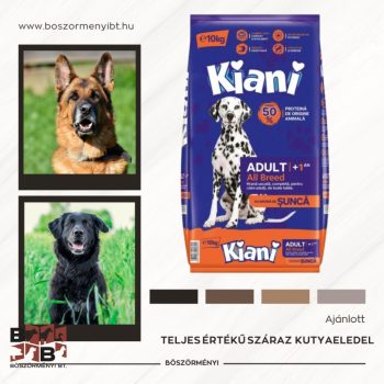 Kiani kutya száraztáp sonka 10kg
