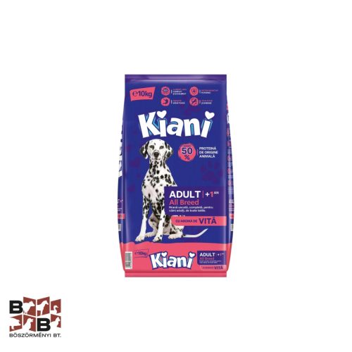 Kiani kutya száraztáp marha 10kg
