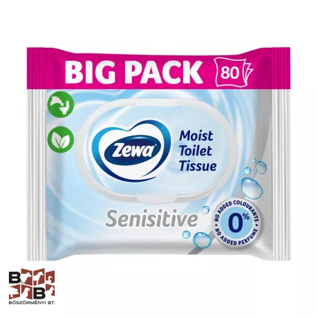 Zewa nedves toalettpapír Big Pack Sensitive 80 db-klón